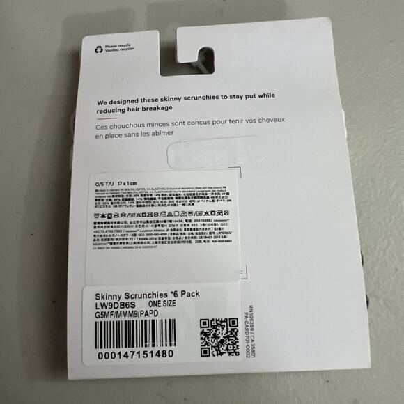 Lululemon Skinny Scrunchies 6 Pack NWT - Picture 4 of 4